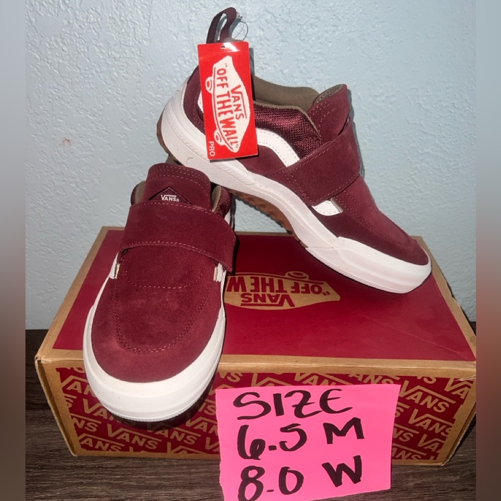Vans Burgundy Sneakers